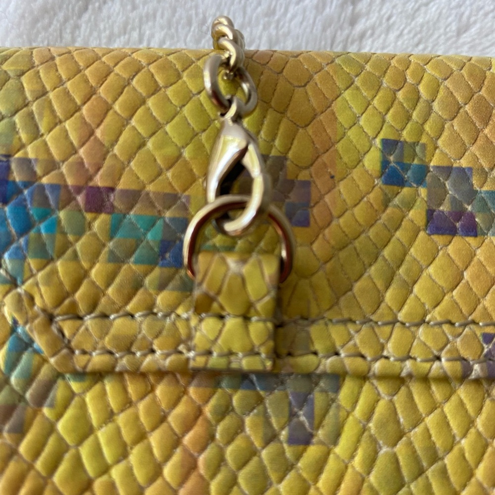 ** NOT FOR SALE ** VIVIENNE WESTWOOD Multi-Color Snakeskin Clutch - Picture 9 of 13
